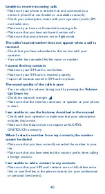 Preview for 40 page of Alcatel 8050E Quick Start Manual