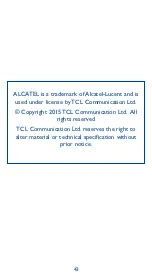 Preview for 43 page of Alcatel 8050E Quick Start Manual