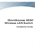 Alcatel Alcatel OmniAccess 4324 Installation Manual предпросмотр