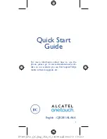 Alcatel BP61 Quick Start Manual preview