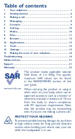 Preview for 2 page of Alcatel Consumer Cellular 101 Quick Start Manual