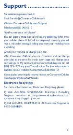 Preview for 33 page of Alcatel Consumer Cellular 101 Quick Start Manual