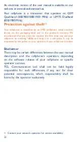 Preview for 34 page of Alcatel Consumer Cellular 101 Quick Start Manual