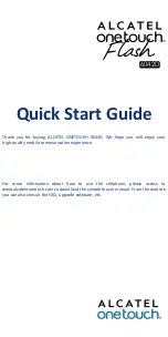 Alcatel Flash 6042D Quick Start Manual preview