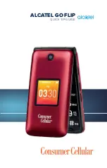 Alcatel GO FLIP Consumer Cellular Quick Manual preview