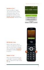 Предварительный просмотр 5 страницы Alcatel GO FLIP Consumer Cellular Quick Manual