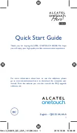 Alcatel HERO 2 8030B Quick Start Manual preview