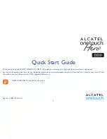 Alcatel Hero 8 Quick Start Manual preview