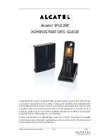 Alcatel IP1020P Administrator'S Manual preview