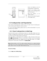 Предварительный просмотр 7 страницы Alcatel IP1020P Administrator'S Manual