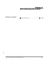 Preview for 104 page of Alcatel IPUP A100 Instruction Manual