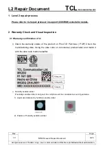 Предварительный просмотр 4 страницы Alcatel MK20U Repair Document