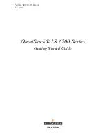 Alcatel OmniStack OS-LS-6224 Getting Started Manual preview