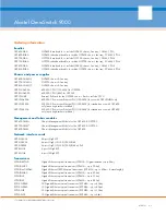 Предварительный просмотр 9 страницы Alcatel OmniSwitch 9000 Brochure & Specs