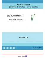 Preview for 1 page of Alcatel OmniTouch UC Specifications