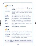 Preview for 63 page of Alcatel One Touch 310 User Manual