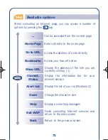 Preview for 72 page of Alcatel One Touch 310 User Manual