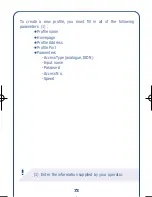 Preview for 74 page of Alcatel One Touch 310 User Manual