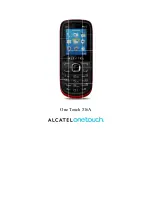 Preview for 1 page of Alcatel One Touch 316a Manual