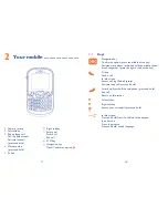 Preview for 10 page of Alcatel One Touch 358 Tribe User Manual