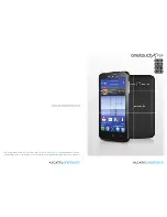 Предварительный просмотр 1 страницы Alcatel ONE TOUCH 5035E User Manual