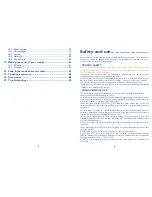 Preview for 4 page of Alcatel One Touch 602 User Manual