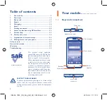 Preview for 2 page of Alcatel ONE TOUCH 7025 Quick Start Manual