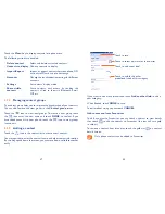 Preview for 25 page of Alcatel ONE TOUCH 8020D User Manual