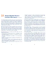 Предварительный просмотр 47 страницы Alcatel One Touch 888A User Manual