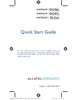 Preview for 1 page of Alcatel One Touch 909A Quick Start Manual