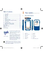 Preview for 2 page of Alcatel One Touch 983 Quick Start Manual