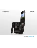 Alcatel One Touch A392G User Manual preview