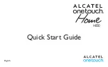 Preview for 15 page of Alcatel one touch Home H850 Quick Start Manual