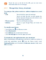 Preview for 85 page of Alcatel One Touch Idol 6030 User Manual