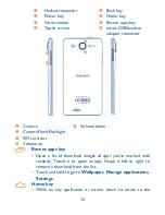 Предварительный просмотр 16 страницы Alcatel One Touch Idol Ultra 6033 User Manual