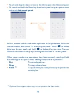 Предварительный просмотр 70 страницы Alcatel One Touch Idol Ultra 6033 User Manual