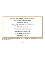 Preview for 22 page of Alcatel one touch Tab 7HD User Manual