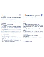 Preview for 35 page of Alcatel One Touch Tribe User Manual