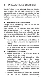 Preview for 27 page of Alcatel ONE TOUCH V101 Quick Manual