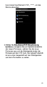 Preview for 45 page of Alcatel ONE TOUCH V101 Quick Manual