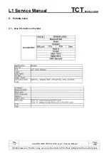 Preview for 5 page of Alcatel One Touch X1 7053 Series Service Manual