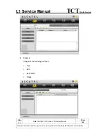 Preview for 8 page of Alcatel One Touch X715 Service Manual