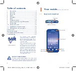 Preview for 2 page of Alcatel ONETOUCH 5020W Quick Start Manual