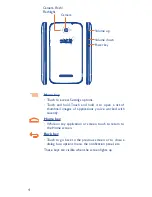 Preview for 4 page of Alcatel ONETOUCH 7042D Quick Start Manual