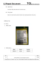 Предварительный просмотр 17 страницы Alcatel ONETOUCH 7048A Repair Document