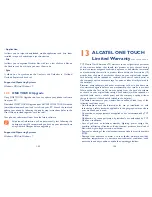 Предварительный просмотр 74 страницы Alcatel Onetouch 991 SMART User Manual