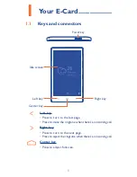 Preview for 2 page of Alcatel OneTouch E-Card Quick Start Manual