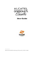 Alcatel ONETOUCH Elevate User Manual preview