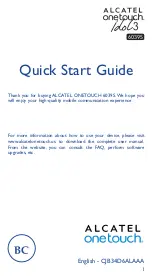 Alcatel ONETOUCH IDOL 3 6039S Quick Start Manual preview