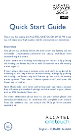 Alcatel ONETOUCH IDOL 3 6045B Quick Start Manual preview